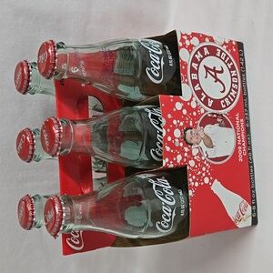 Vintage Coca Cola Six Pack & Carton Case Glass Bottles Set 8 fl. oz. Collectible